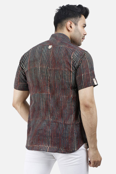 Jaipur 100% Cotton Multicolor Stripe Shirt