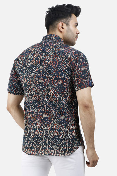 Jaipur 100% Cotton Multicolor Floral Shirt