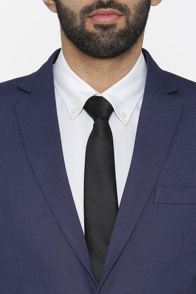 Polyester Cotton Blue Suit