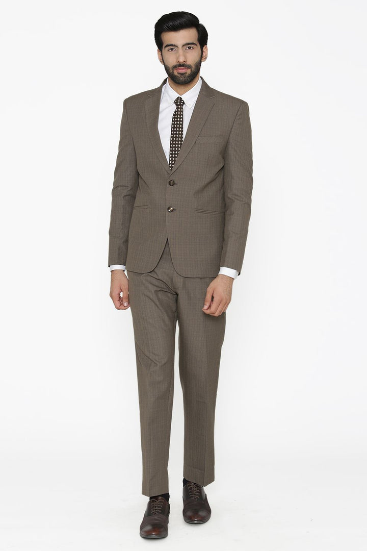 Poly Cotton Grey Suit