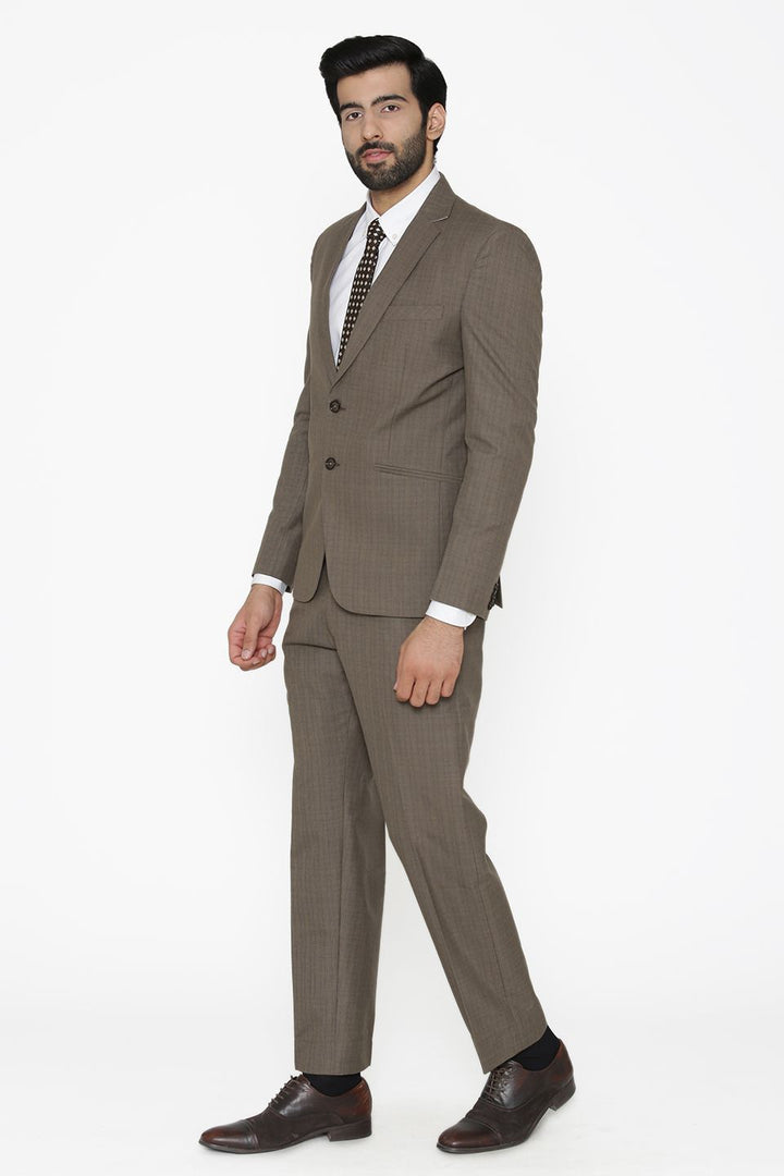 Poly Cotton Grey Suit