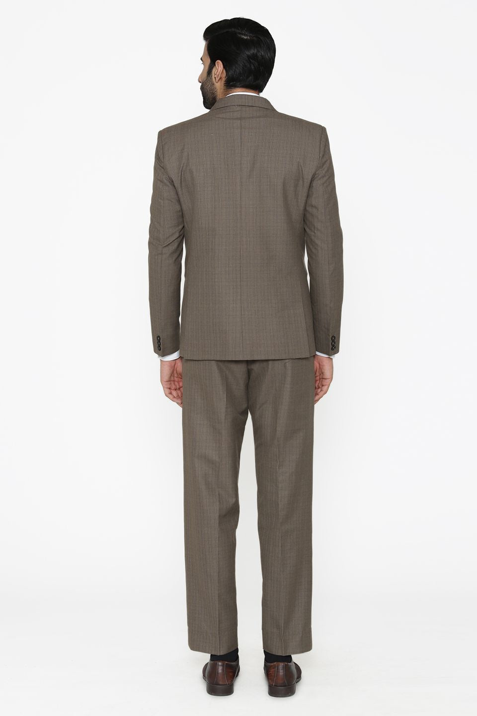 Poly Cotton Grey Suit