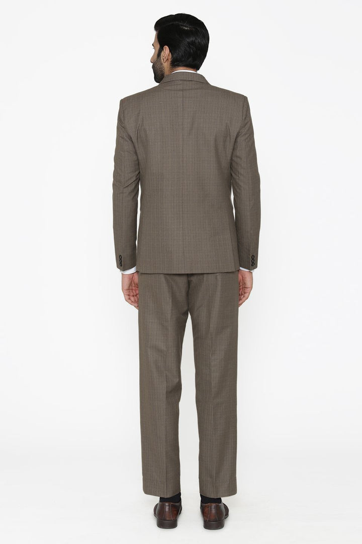 Poly Cotton Grey Suit