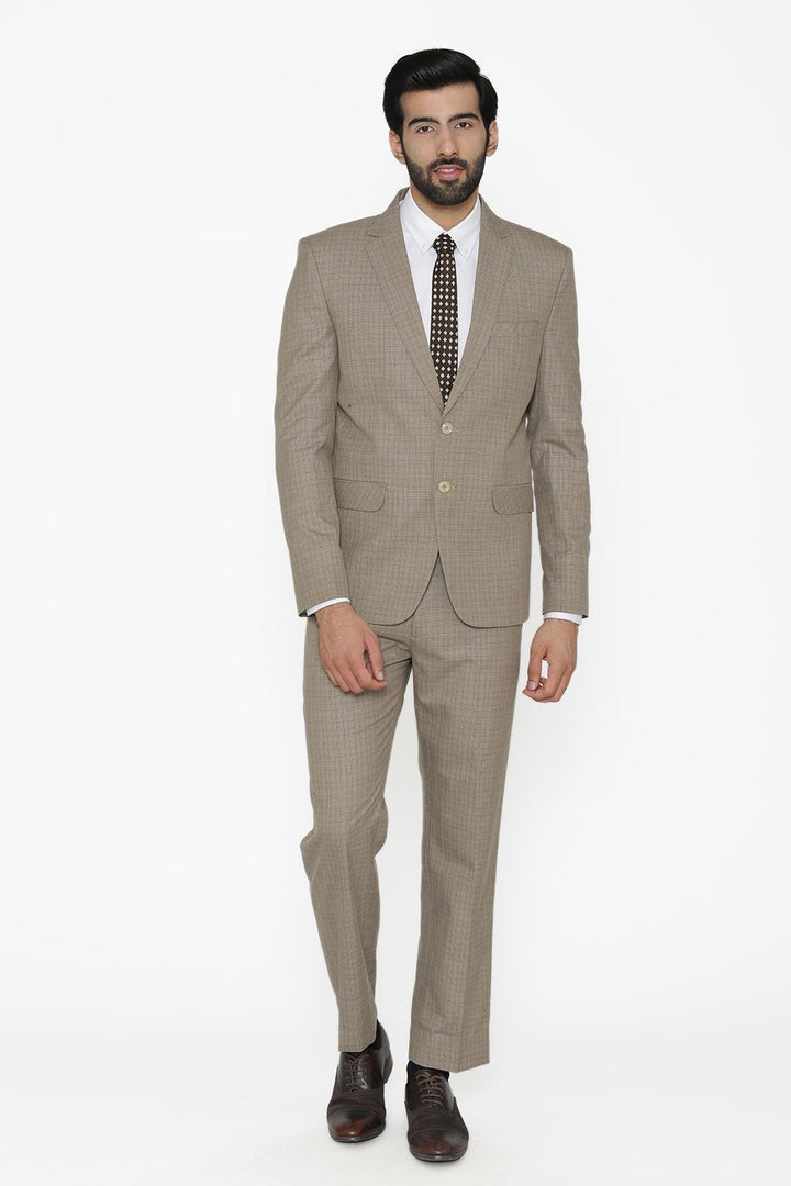 Poly Cotton Grey Suit