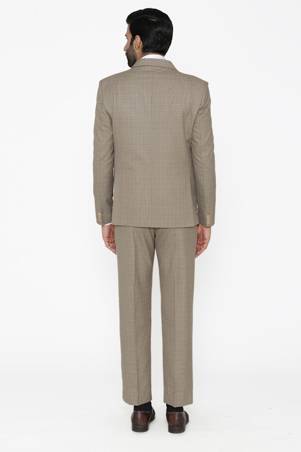 Poly Cotton Grey Suit