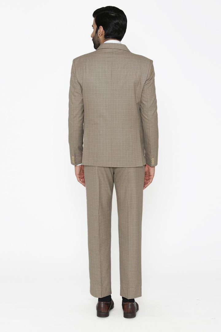 Poly Cotton Grey Suit