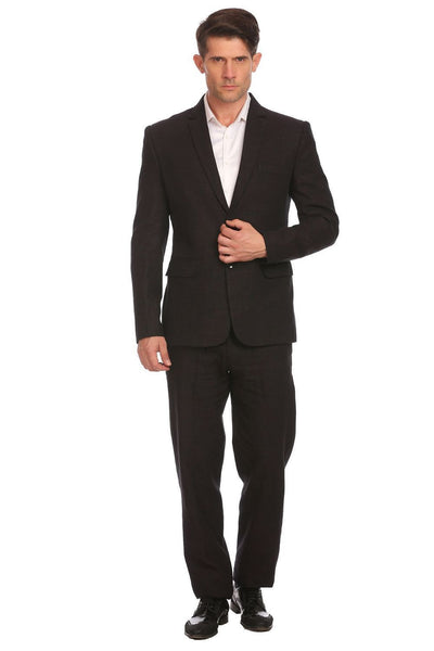 Linen Black Suit