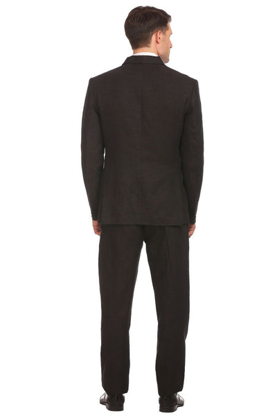 Linen Brown Suit