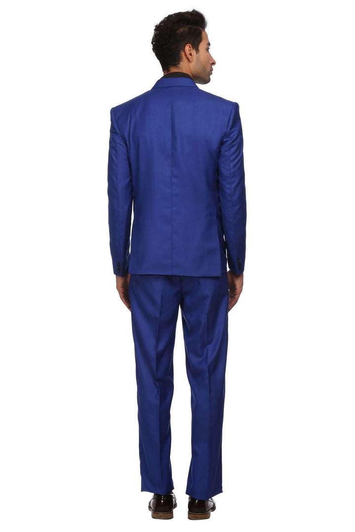 Polyester Blend Blue Suit