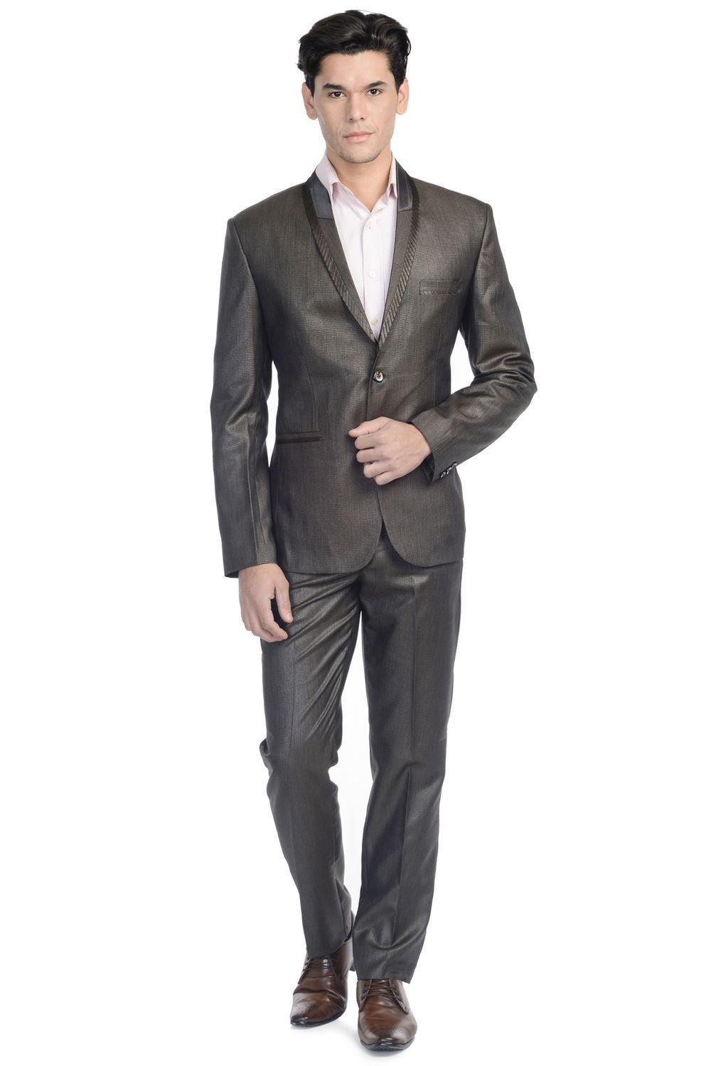 Poly Viscose Brown Blazer