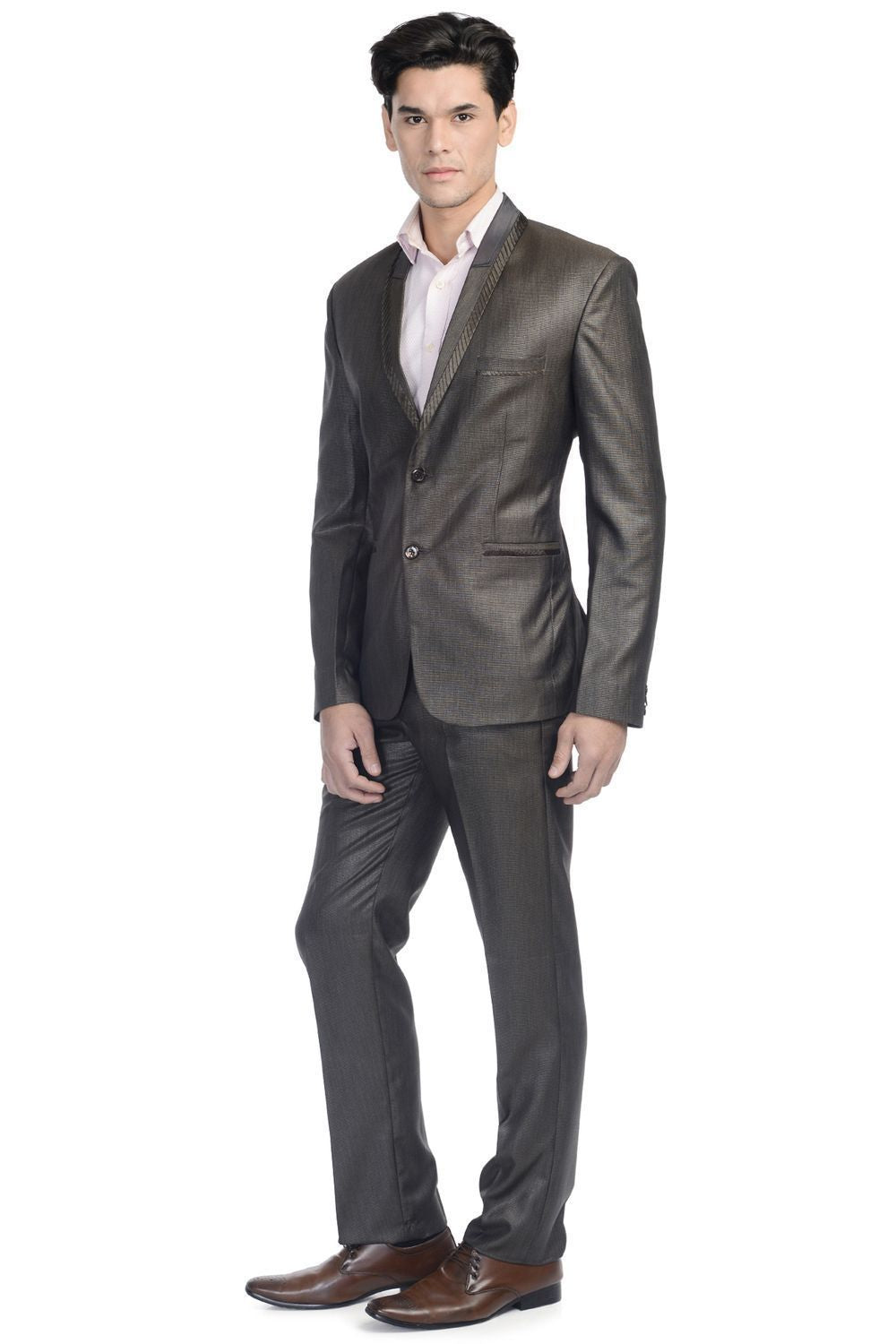 Poly Viscose Brown Blazer