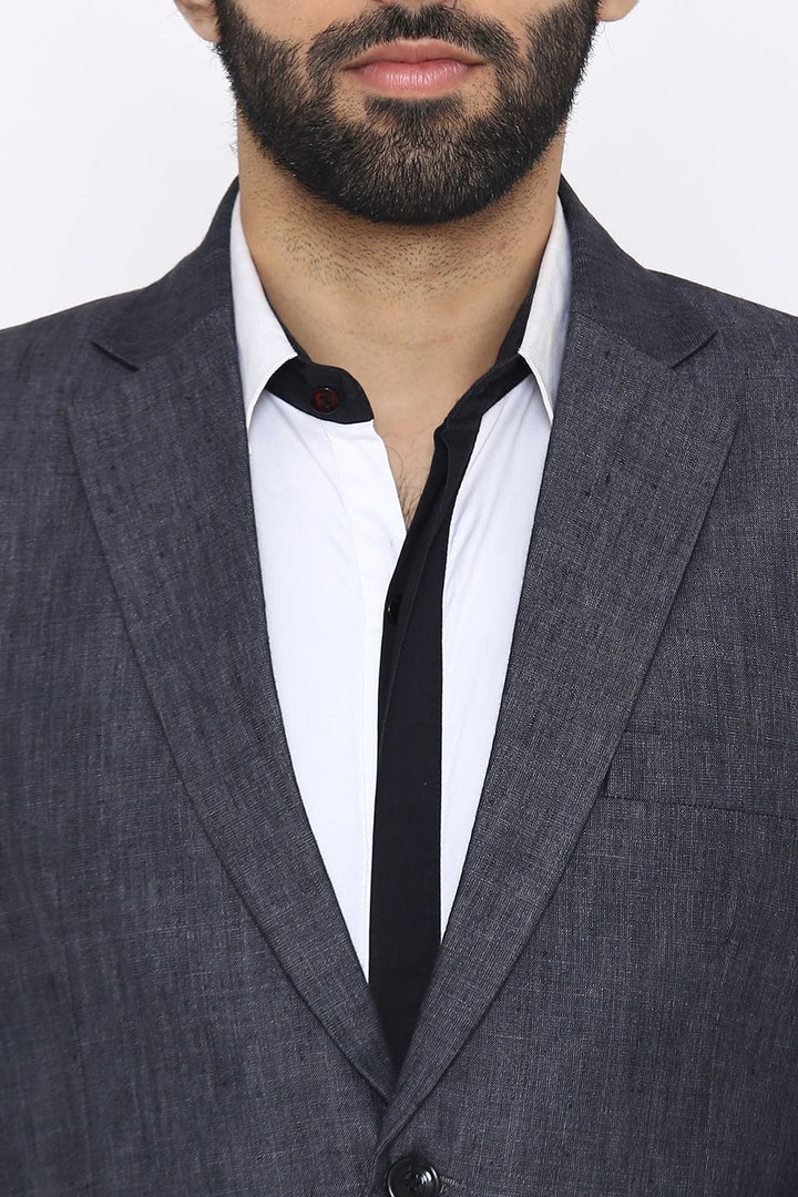 100% Linen Grey Suit