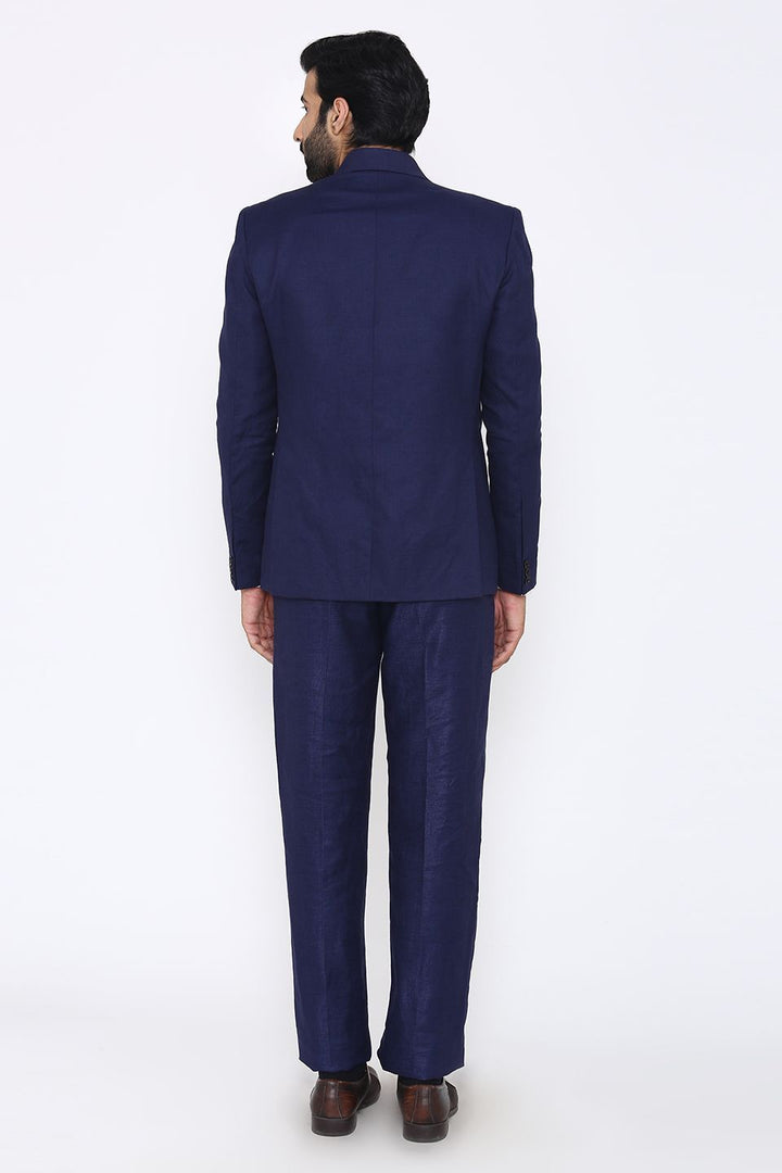 100% Linen Blue Suit