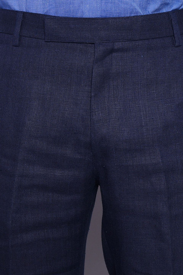 Pure Linen Blue Suit