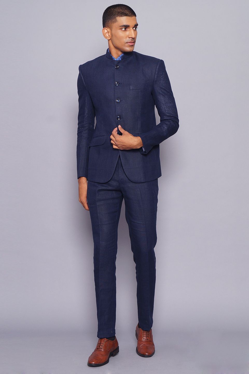 blue suit for men