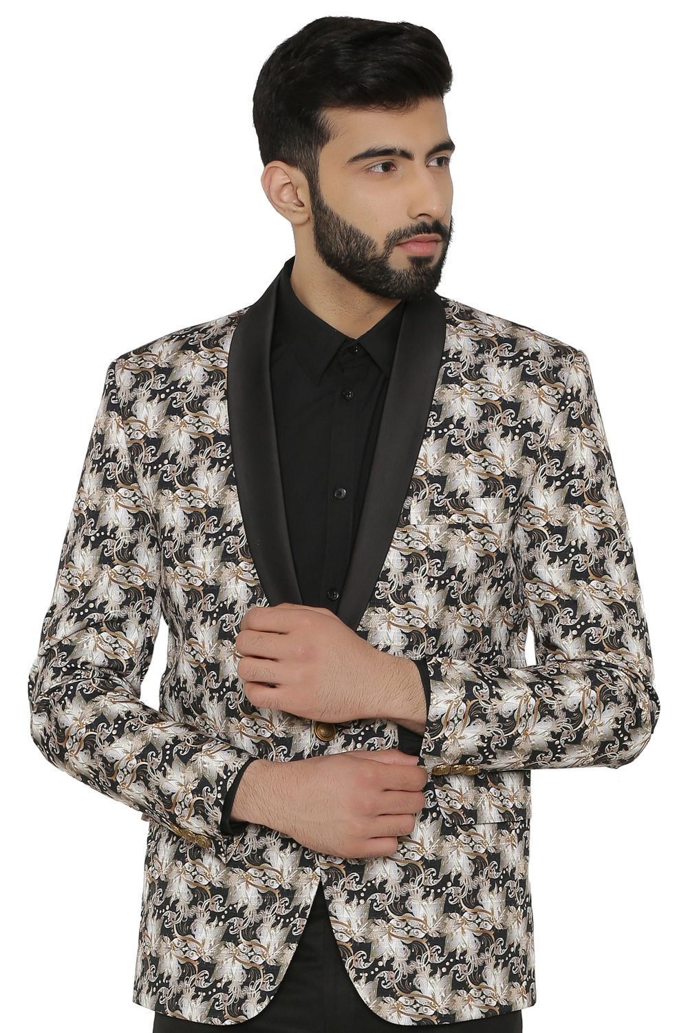 Imported Rayon MulticolouRed Tuxedo