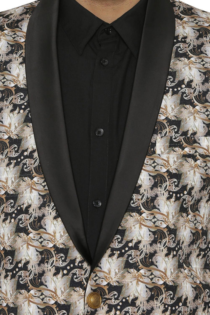 Imported Rayon MulticolouRed Tuxedo