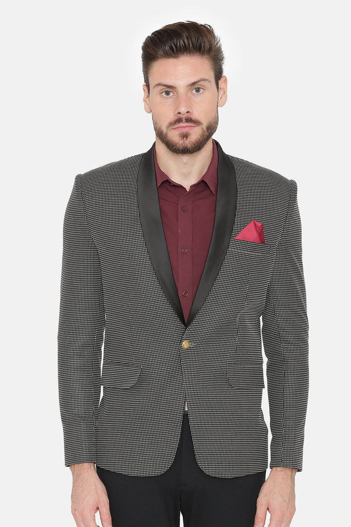 Imported Rayon Black Tuxedo