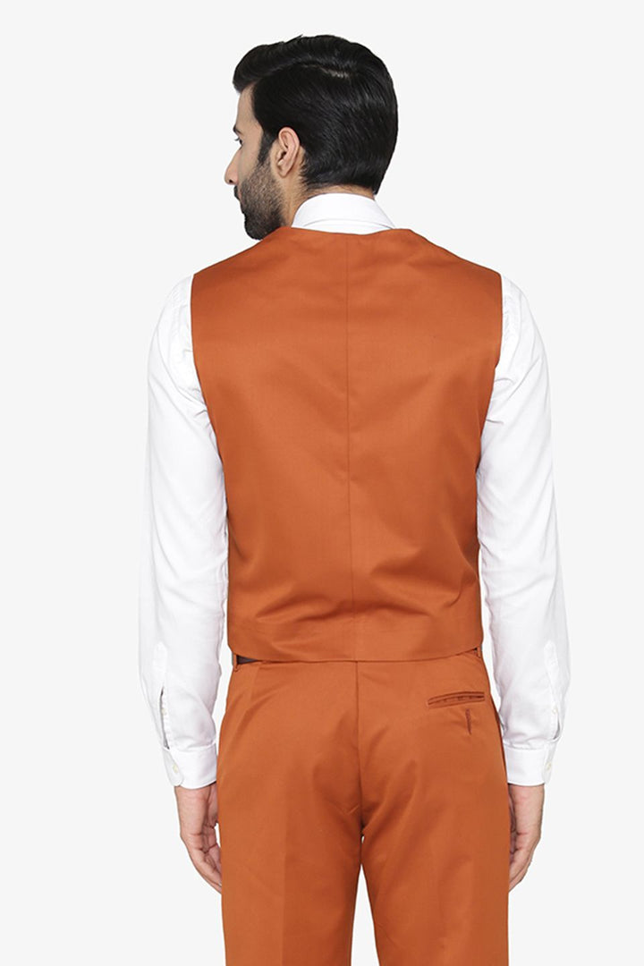 Polyester Cotton Orange Waist Coat