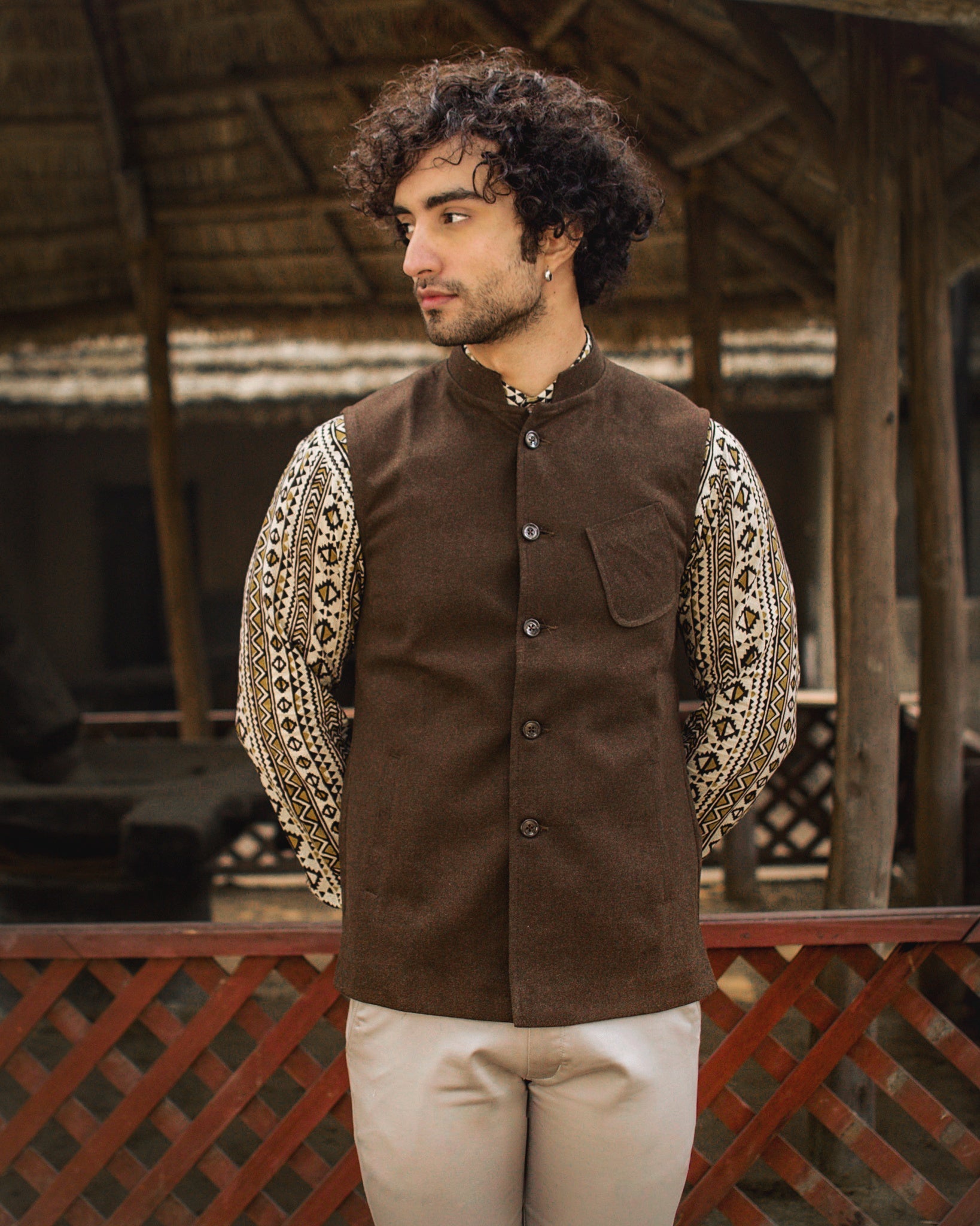 Nehru jacket wool online