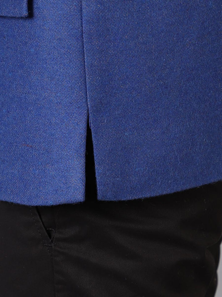 Tweed Blue Modi Nehru Jacket
