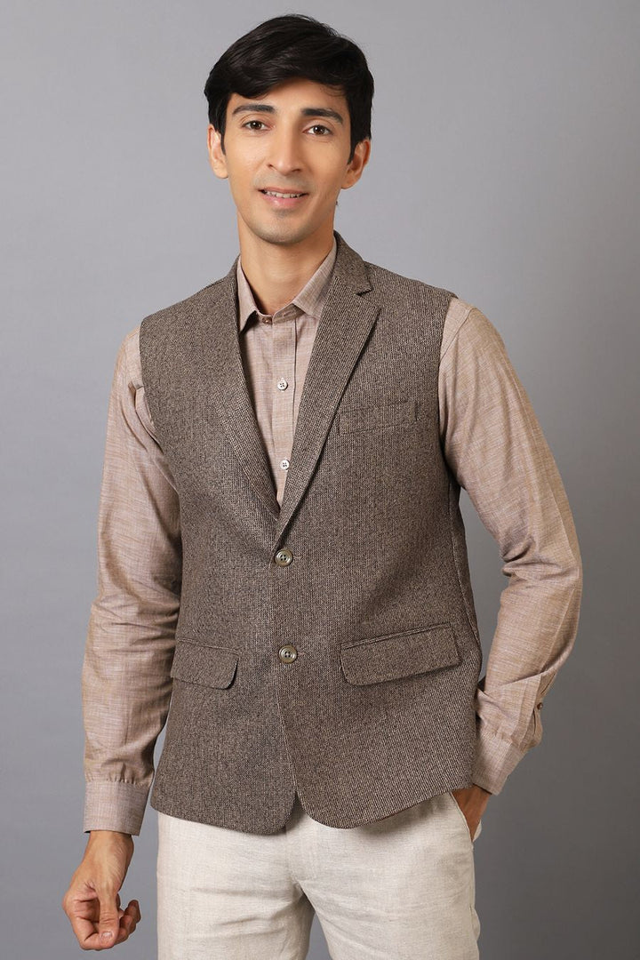 Tweed Grey Modi Nehru Jacket