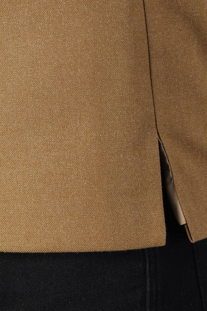 Tweed Wool Brown Modi Nehru Jacket