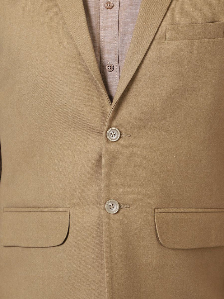 Tweed Wool Beige Modi Nehru Jacket