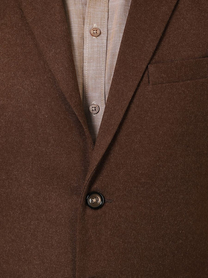 Tweed Wool Brown Modi Nehru Jacket