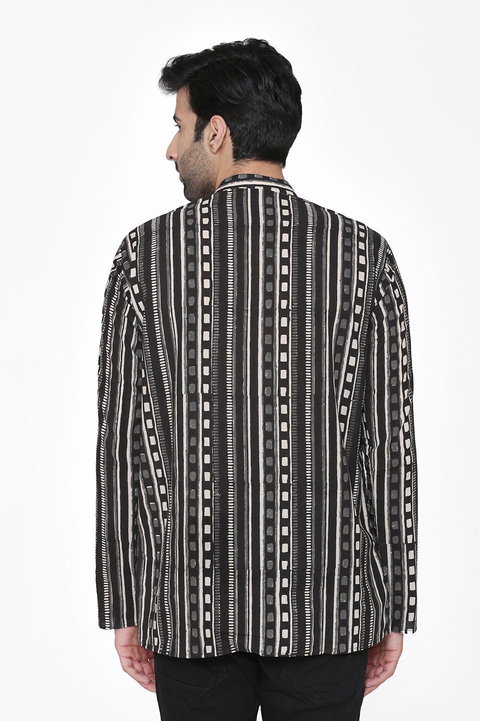Jaipur 100%  Cotton Black Kurta Shirt