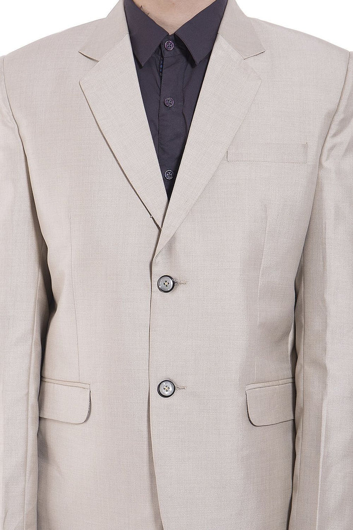 Poly Blend Beige Suit