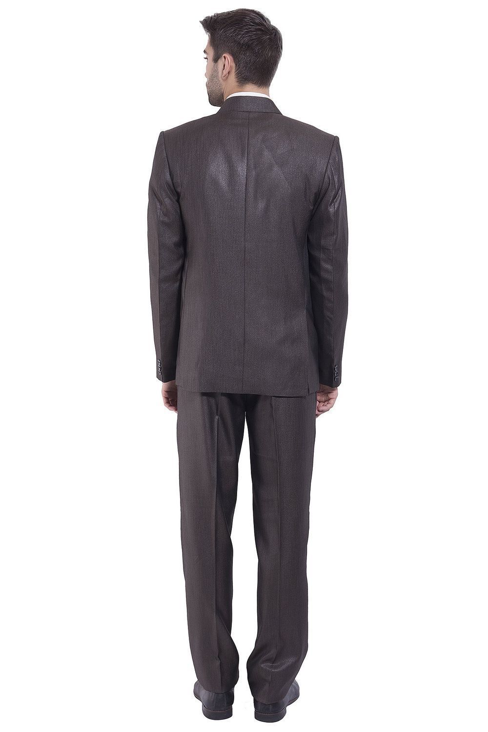 Poly Viscose Brown Suit