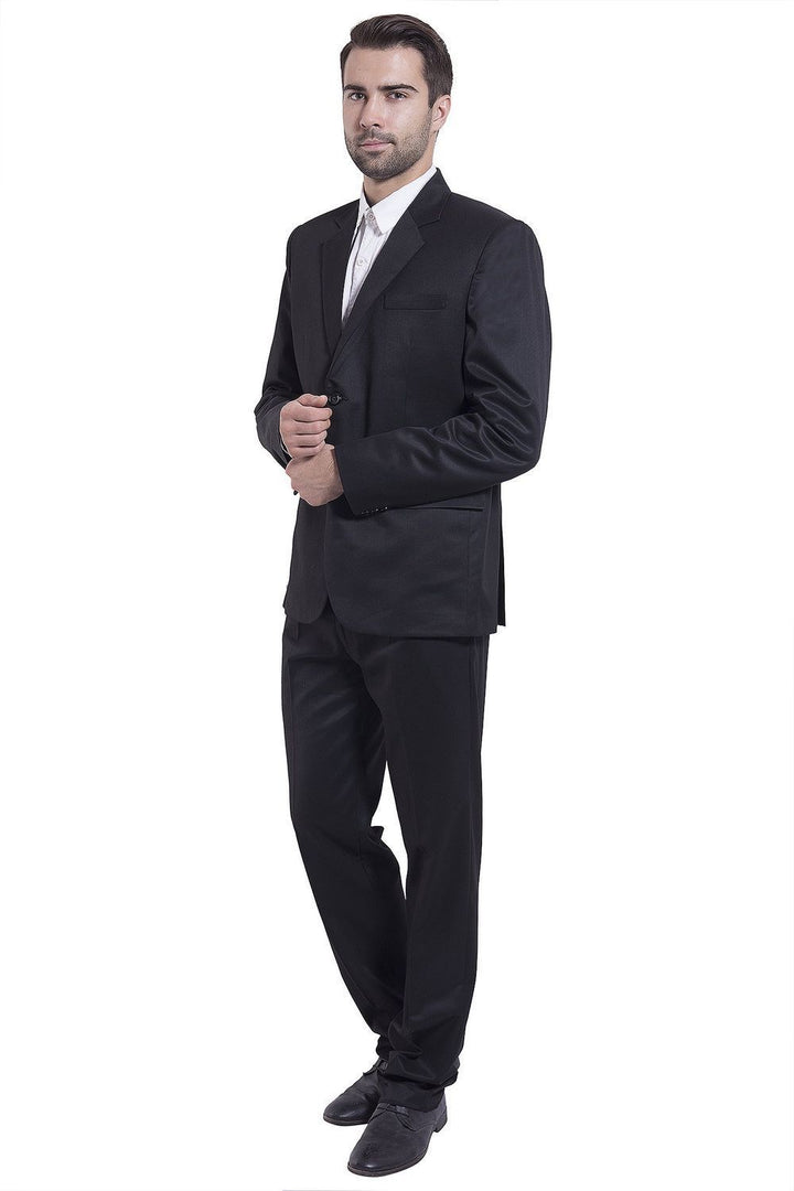 Poly Viscose Black Suit