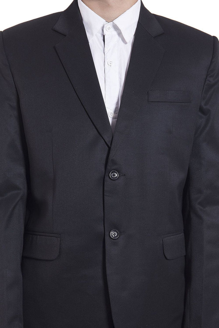 Poly Viscose Black Suit